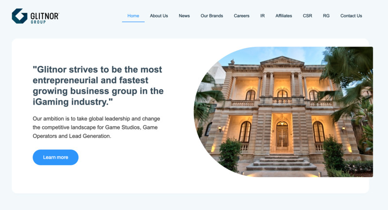 Glitnor Group website